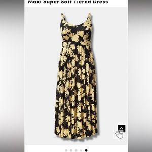 Maxi Super Soft Tiered Dress with pockets